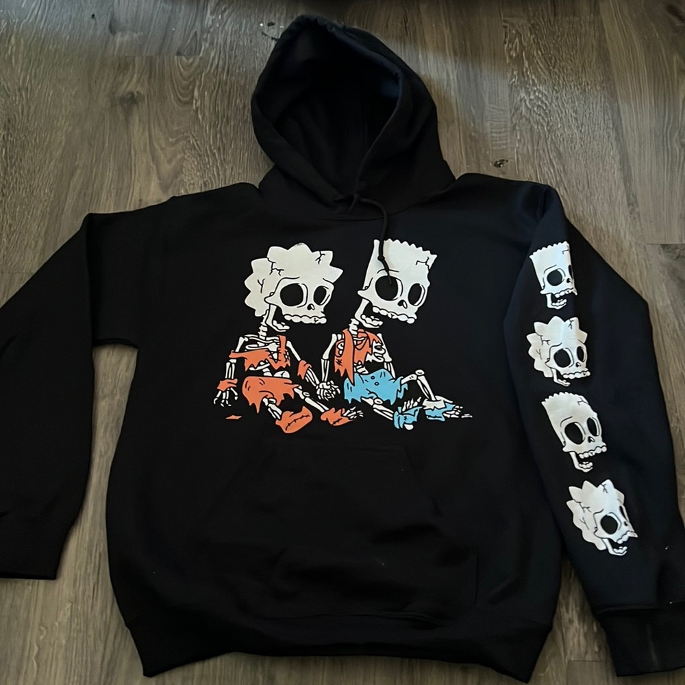 The Simpson hoodie Sz S